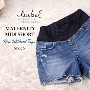 Maternity Isabel Maternity Shorts by Ingrid & Isabel size 6